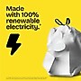 Glad ForceFlex Tall 13 Gallon Drawstring Kitchen Trash Bag, White, 120 Total Bags (78555)~#|#~F19E706A-D5EA-4D14-B0C7BC50C878371E_sc7