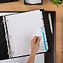 Avery Index Maker Extra-Wide Paper Dividers with Print & Apply Label Sheets, 5 Tabs, White (11438)~#|#~F1B7E2D8-ACAD-4953-918F191364F60E48_sc7