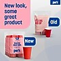 Perk 16 Oz Plastic Cold Cups, 50 Count Disposable Cups for Cold Drinks, Parties & Everyday Use, Red~#|#~F1BD50F5-4895-424B-BB0D0404C0BA2C69_sc7