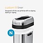 simplehuman Code N 13 Gallon Trash Bag, 22.8" x 31.5", Low Density, 30 mic, White, 200 Bags/Box (CW0275)~#|#~F1E9FC40-E5C8-417F-92FD392E5C8BB57C_sc7