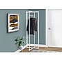 Monarch Specialties Inc. Coat Tree, White, Metal (I 2151) ~#|#~F1F87AC4-4F16-43BA-80B244C835A9B899_sc7