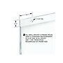 Azar Sign Holder, 6" x 4.25", Horizontal, Wall Mounted, Clear, Acrylic, 10/Pack (162734)~#|#~F1FC5582-6FEE-4BB7-9D99DB2264255EB6_sc7