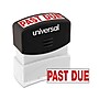 Universal Pre-Inked "PAST DUE" Message Stamp, 9/16 x 1 11/16, Red~#|#~F1FDD5CA-1853-44B6-875093A83BAAC5B0_sc7