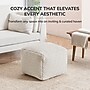 Anji Mountain Cherokee Ivory Fabric Rectangular Pouf Ottoman (AMBPF153-2014)~#|#~F207ABE5-77BA-4340-877631E7C29495EB_sc7