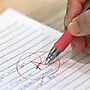 Staples ProGel™ Retractable Gel Pen, Fine Point, 0.7mm, Red Ink, Dozen (ST62585)~#|#~F2130584-A334-4DB0-9FF45073D31493AC_sc7