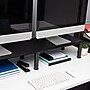 Mind Reader Adjustable Dual Monitor Stand, Black (DUBMO-BLK)~#|#~F231D070-A09F-41A0-B0A41723FA2199FC_sc7