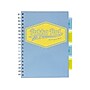 Pukka Pad Pastels 5-Subject Notebooks, 7" x 10", Ruled, 100 Sheets, Assorted Colors, 3/Pack (3032-PST)~#|#~F2325718-17D0-44F6-B89C42B02BF9EEEE_sc7