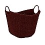 Household Essentials Woven Storage Wicker Basket with Handles, Red (ML-4124)~#|#~F232A8AB-0302-46D1-904A39F8DE663DAE_sc7