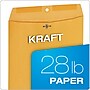 Quality Park Clasp & Moistenable Glue Kraft Catalog Envelopes, 10" x 13", Brown Kraft, 100/Box (QUA37897)~#|#~F24A74E4-C218-4A2A-8DEDF6122B6C534C_sc7