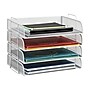 Mind Reader Metal Side Loading Stackable Letter Tray, White (DSTACK4-WHT)~#|#~F2571FD5-8F6D-4A64-A07AE944574E2B91_sc7