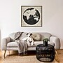 Amanti Art World News Map II by Elizabeth Medley Framed Canvas Wall Art Print, 30" x 30" (A42678299438)~#|#~F26D125F-22C0-43CC-90AEF66BD497F051_sc7