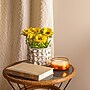 National Tree Company 10" Yellow Anemone Flower Bouquet in White Basket (MT81-01626GYW-1)~#|#~F26FE016-91FC-459F-9A9955F642FF8BB2_sc7