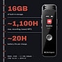 Dictopro X200 Voice Activated Digital Recorder, 16GB, Black (X200)~#|#~F2A81B1A-4DC1-45B4-9569413CB5D09BA6_sc7
