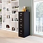 Staples Heavy Duty 4 Drawer Vertical File Cabinet, Letter Size Documents, 22" D x 14.9" W x 51.97" H, Black~#|#~F2B90323-3DD6-4C19-925E7981C3847A98_sc7
