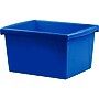 Storex Polypropylene/PP 4 Gallon Classroom Storage Bin, 7.9" x 11.3" x 13.6", Blue, 3/Bundle (STX61451U06C-3)~#|#~F2C2D774-E650-4C0D-892F647A66454C2B_sc7
