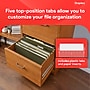 Staples Hanging File Folders, Legal Size, 1/5‑Cut Tabs, Standard Green, Includes Tabs & Paper Inserts – 50/Pack~#|#~F2C6AC67-06D7-4ABD-B3CFF9A1FBCC2742_sc7