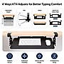 Uncaged Ergonomics KT4 Clamp-On Adjustable Under-Desk Keyboard Tray, Black ~#|#~F2C77F38-BB66-46E9-AB2D7F799E2A4091_sc7