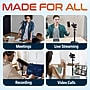 Delton T301 Webcam Stand with Phone Clip Holder Tray, Black (DCT301KT)~#|#~F2DA1E5B-AF09-49CE-A96F1489E53985FB_sc7