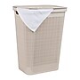 Mind Reader 15.85-Gallon Hamper with Lid, Plastic, Ivory (60FABHAMP-IVO)~#|#~F2E99581-44CF-459D-A3F22817D5829B1A_sc7