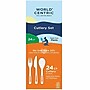 World Centric Plastic Cutlery Set, Medium-Weight, Light Beige, 24 Pieces/Pack (WORASPSR)~#|#~F2FB963B-906D-460C-93E024F37F0F474C_sc7