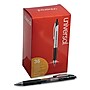 Universal Clear Roller Ball Retractable Gel Pen, Black Ink, Medium, 36/pack~#|#~F305FF98-B7A4-4016-A913A7C6E42C2ACE_sc7