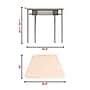 Staples 30.9"W Trapezoidal Student Desk, Gray/Brown (ST63539)~#|#~F30D6876-D590-4588-9382DF24F6EF4610_sc7
