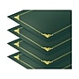 Better Office Certificate Holders, 8.75" x 11.25", Green/Gold, 25/Pack (65258-25PK)~#|#~F310A090-FB19-4944-8C0DF74C1F941BCA_sc7