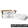 19.5" x 11.5" x 4.125" Insulated Shipping Containers,  200# Mullen Rated, White (260C)~#|#~F32719F4-3933-41E0-B43D35453994EA28_sc7