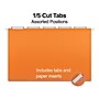 Staples Heavy Duty Reinforced Hanging File Folders, 1/5-Cut Tab, Legal Size, Assorted Colors, 25/Box (ST18657-CC)~#|#~F32C37DB-97B8-4194-8A065D56F09030DE_sc7