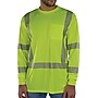 Ergodyne GloWear 8370 High Visibility Long Sleeve T-Shirt, ANSI Type R Class 3, Lime, Large (22254)~#|#~F3301AFE-9FE6-4B6C-AC7B5EAFF47DCDD6_sc7
