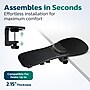Purely 5920 Foam Non-Skid Arm Rest Mouse Pad, Black (PARE5920MP)~#|#~F34A9DC3-95F2-4207-BC7EF284267A6F02_sc7