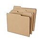 Staples 100% Recycled File Folder, 1/3-Cut Tab, Letter Size, Kraft, 100/Box (ST756044-CC)~#|#~F34CB765-1D3F-481F-A20190D30626DFF7_sc7