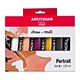 Amsterdam Portrait Acrylic Paint, Assorted Colors, 6/Pack (AMS17791907)~#|#~F3593960-25A9-4D6C-88EA0A87387F2A12_sc7