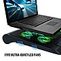 Enhance GX-C1 Laptop Cooling Stand, with 5 LED Fans, Dual USB Ports & Adjustable Height, Green (ENGXC10100GNEW)~#|#~F359C3F1-D771-4598-870B9CD7B17A9A88_sc7
