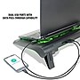 Enhance GX-C1 Laptop Cooling Stand, with 5 LED Fans, Dual USB Ports & Adjustable Height, Green (ENGXC10100GNEW)~#|#~F3649175-093B-41F9-BD4F3BABBA4BBB1C_sc7
