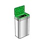 HLS Commercial Stainless Steel Compost Bin, 21-Gallon, Silver/Green (HLS21UOTCOP)~#|#~F3757F95-DD34-4BB9-84E8844843F68AC0_sc7
