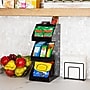 Mind Reader 5-Compartment Coffee, Tea, Utensil and Condiment Countertop Organizer, Black (3TCORG-BLK)~#|#~F384E8B7-2C23-4C2F-B9EB105E317ABCBE_sc7