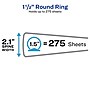 Avery Flexi-View Heavy Duty 1 1/2" 3-Ring View Binders, Navy Blue (17638)~#|#~F394AD71-1958-4E32-AC3A881210B87928_sc7