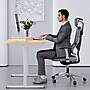 FlexiSpot ET155E 48"W Electric Rectangular Adjustable Standing Desk, Maple/White (ET155W-4824M)~#|#~F397E801-C81A-4454-B85936FA8012B532_sc7