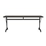 Correll Econoline 60"W x 24"D Adjustable Foldable Training Room Table, Laminate, With Wheels, Walnut (FTM2460TF01)~#|#~F39A243A-C179-4046-A5914361296F7104_sc7