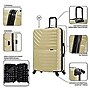 InUSA Aurum 28" Hardside Suitcase, 4-Wheeled Spinner, TSA Checkpoint Friendly, Champagne (IUAUR00L-CHA)~#|#~F39D5F44-7DE4-4970-AD1B51DF109BDCB1_sc7
