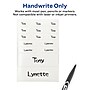 Avery No-Iron Fabric Labels, Assorted Shapes and Sizes, White, Non-Printable, 45 Labels/Pack (40700)~#|#~F39DB53E-0BF0-42BC-970BC8AD69E57BCA_sc7
