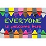 Ashley Productions Smart Poly Non-Skid Computer Mouse Pad, Everyone is Welcome Here, Crayons, 6/Pack (ASH12502-6)~#|#~F3A1A6E5-9CD9-4C8D-A387B6BC1A1F5A58_sc7