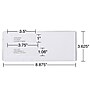 Staples Double‑Window Laser Check Business Envelopes, White, Security‑Tinted Gummed Closure, 8.875" x 3.625", 1000/Pack~#|#~F3AD5997-454F-4F0D-AB325C4367ACD0E9_sc7