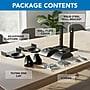 Mount-It! Speaker Wall Mounts with Sliding Clamps, Black, 2/Pack (MI-SB37)~#|#~F3AE77A6-4797-4B52-B19BEA699357C1EF_sc7