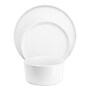 Elama Josh Stoneware Dinnerware Set, Matte White, 18 Piece~#|#~F3B8FBFE-6B39-4055-9547952834B93C25_sc7