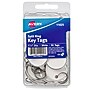 Avery Split Ring Key Tags, White, 50/Pack (11025)~#|#~F3C02BBE-047A-43DA-BE385A18D2009760_sc7