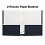 Staples Smooth 2-Pocket Paper Folder with Fasteners, Navy, 25/Box (50780/27547-CC)~#|#~F3CC860E-0EAD-4D9E-A3C371EB21110779_sc7