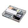 Mind Reader 6-Compartment Metal Drawer Organizer, Silver, 2/Set (2DEER-SIL)~#|#~F40A68BD-26F6-42C0-AB926B58CE09F10C_sc7
