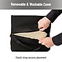 Mind Reader Memory Foam Ergonomic Lower Back Cushion Office Chair Support, Black (BACKFOAM-BLK)~#|#~F40F1C6D-1A27-442D-888CAFEE68D80CA8_sc7
